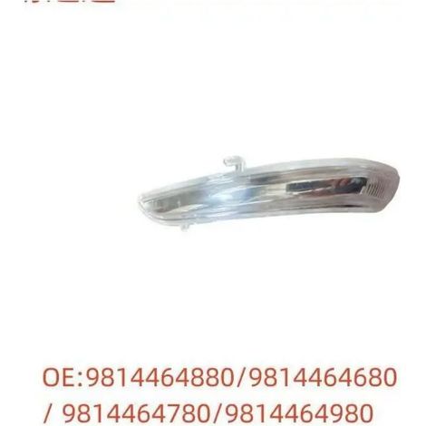 Rétroviseur droit clignotant boîtier fumée lentille 9814464880 9814464680 9814464780 98144649 Citroën C3 C4 remplacement