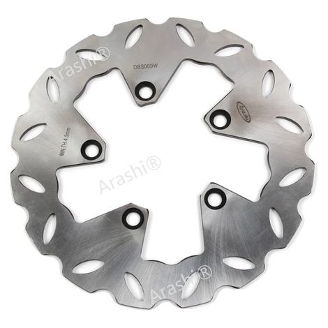 Disco freno in acciaio inox AISI 420, compatibile con modelli SUZUKI, colore argento. (1/2)