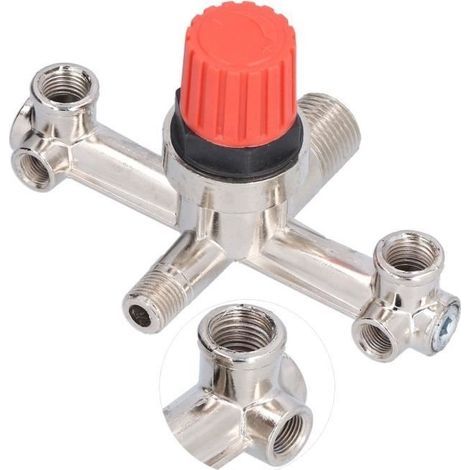 Compressore d'aria Zerone con doppia uscita - Struttura a pistone per un flusso d'aria superiore del 30%. (1/4)