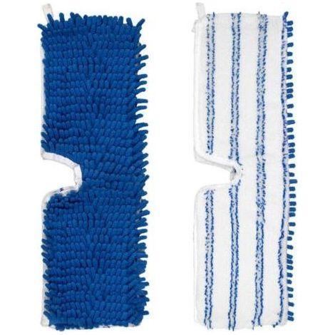 Lot de 2 recharges de balai à franges en microfibre lavable et réutilisable pour balai O-Cedar, nettoyage humide et anti-poussière pour bois dur, vinyle, stratifié, carrelage (1/5)