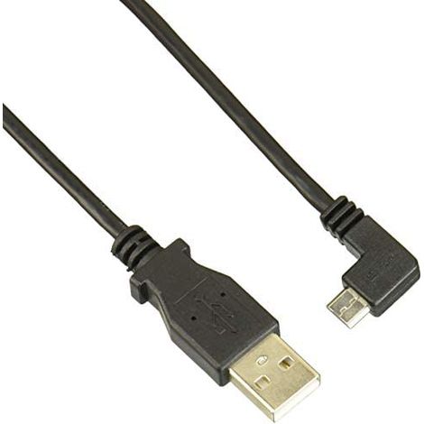 StarTech.com câble micro USB noir 1 mètre angle droit (1/2)