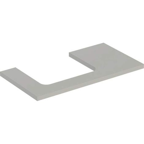 Placa de lavabo Geberit ONE, recortable a la izquierda, para