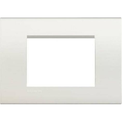 Placca 3 posti Bianco Bticino Living LNA4803BI