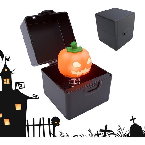 Boîtes À Musique Halloween LED Vintage Décoration Réutilisable  Décorations pour fête d'Halloween Pour Fêtes De Vacances Maisons Hantées Bureaux Chambres Jours D'École