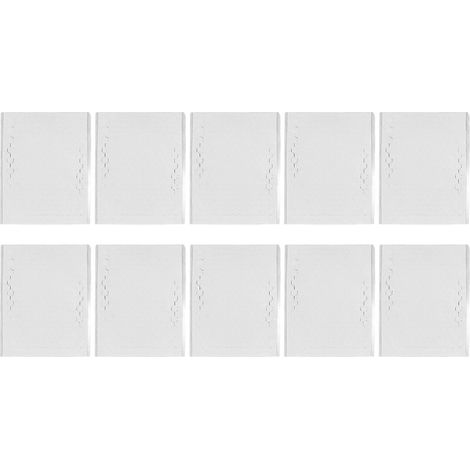10er-Set doppelseitiges Schaumstoffklebeband, 6,4 mm Durchmesser, 2 mm Dicke, PE-Selbstklebeband