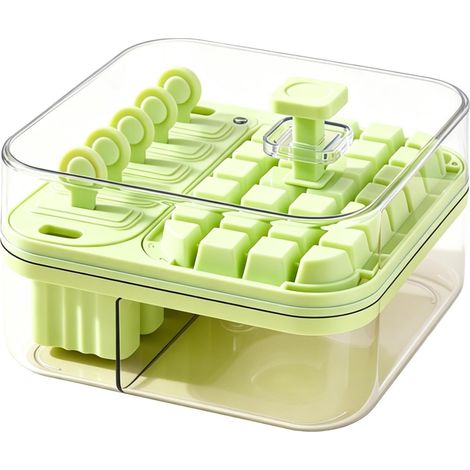 À Glaçons De Congélateur Bouton-Poussoir Portable Démoulage Facile (1/5)