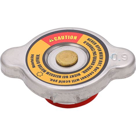 Couvercle de réservoir de carburant diesel en alliage d'aluminium, étanche, protection du réservoir d'eau du moteur pour excavatrice/chargeuse, rouge, petit modèle (1/5)