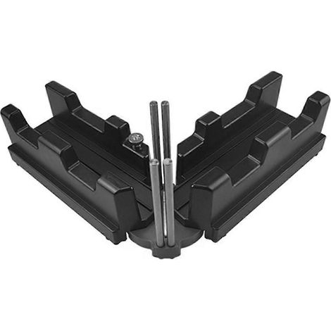 Outil de coupe et de mesure d'angle 2 en 1 avec jauge d'angle et boîte pour plinthes (1/5)