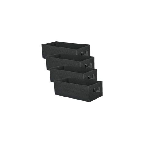 Lot de 4 sacs de culture rectangulaires en tissu non tissé respirant, 30 L (8 gallons), renforcés et épais, avec poignées – idéal pour légumes, fleurs et plantes potagères, favorise l’aération racinai (1/5)