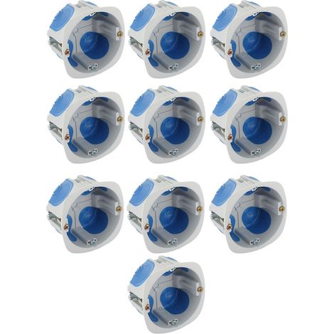 10 boîtiers d'appareillage Multimat NO AIR NF pour cloison sèche Ø67 x 40 mm - BLM