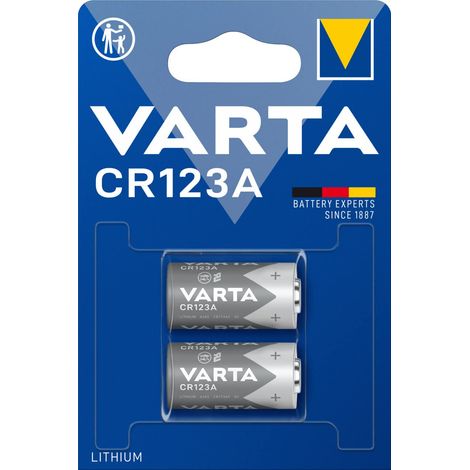 Varta 2 Unité (Lot de 1)/CR123A