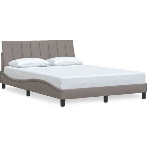 Maison Exclusive - Giroletto senza Materasso Hanko Tortora 140x190 cm in Tessuto (1/5)