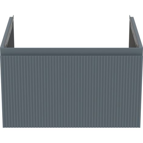 Ideal Standard Finesse - Mueble de lavabo, 60x51x37 cm, 1 cajón, Ribbed Matt ashblue E3391UQ (1/3)