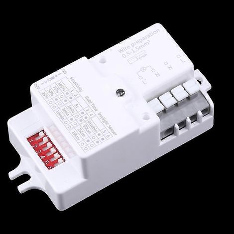 Détecteur de lumière LED à détecteur de mouvement corporel pour micro-ondes AC 220V-240V/50Hz (1/5)