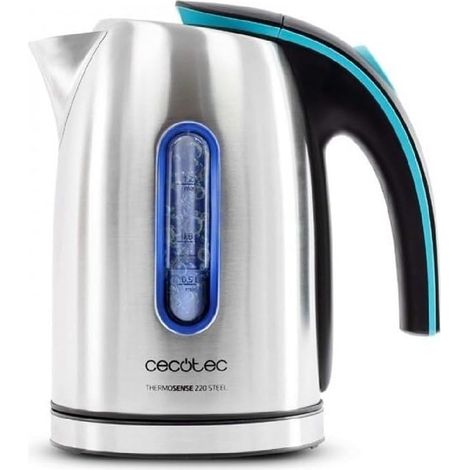 Bouilloire électrique 1,2 L Argent Acier Inox 1630 W