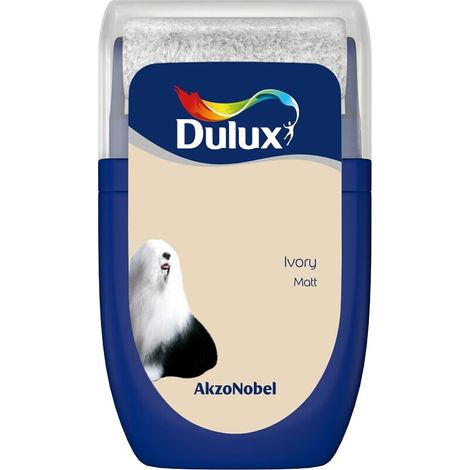 Dulux Retail Matt Emulsion Tester Paint Pot - 30ml - Ivory
