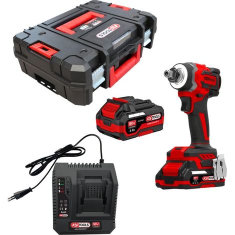 Schlagschrauber-Set mit Bit-Halter 1/2'' 18V 230 Nm - KSTOOL - mit 2 Akkus 18V 4Ah - Ladegerät - Koffer - 515.4745F (1/5)