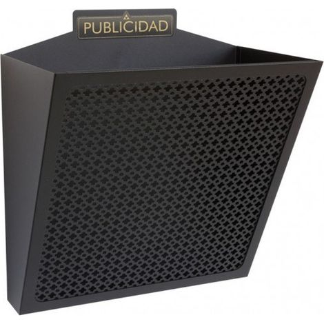 Cesta de publicidad e2302, acero, plata, 22 x 19 x 35,5 cm (1/5)