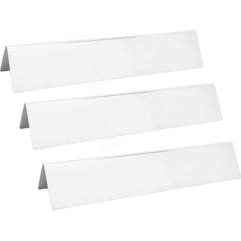 2024Couvre-brûleur en acier inoxydable, plaque de répartition de chaleur pour barbecue à gaz Weber 2241298 2241398 22141141 2271001 2271398 (lot de 3) (1/5)