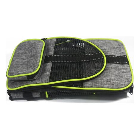 Sac à Dos Chat Chien Extensible 90%, Sac Transport pour Chat Petit Chien Respirant, Sac a Dos de Transport Chat avec Matelas en Peluche Amovible, pour Voyage en Train/Voiture/Restaurant/Avion (1/5)