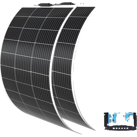 Panneau Solaire, Haute Efficacité, Design Flexible, kit 12V24V 240W (1/2)