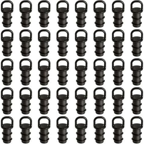 40 Pieces 16mm Drip Irrigation Fittings, Drip Irrigation End Caps, Drip Irrigation Caps Adapter, for Irrigation System (1/5)