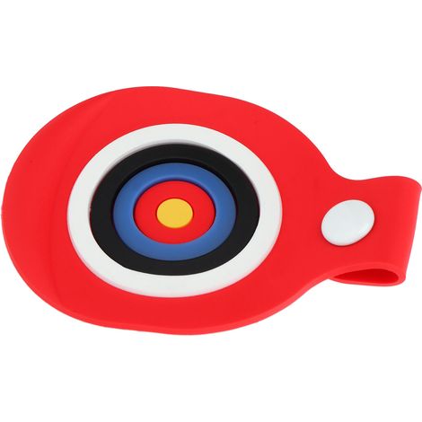 Protection d'extrémité de branche pour arc recourbe, coussinet en caoutchouc rouge à fixer sur les chaussures pour la chasse et le tir à l'arc long. (1/5)