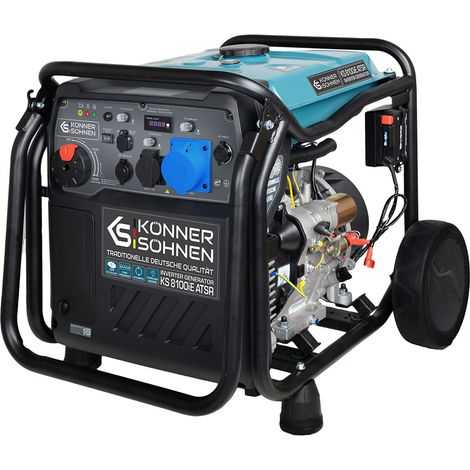 Generatore di inverter a benzina 8000 W Könner & Söhnen KS 8100iE ATSR Elettrico (1/5)