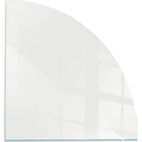 Kaminofen Glasplatte Kaminplatte Kaminglas Ofenglas gehärtetem Glas Hitzeschutz für Kamin Funkenschutzplatte Farbe Elfenbein 1/4 100x100 cm