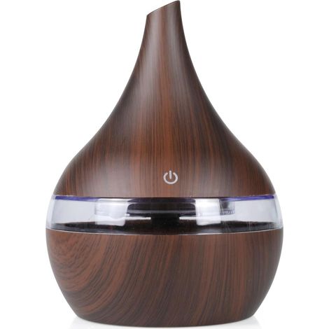 Mini humidificateur brume fraîche silencieux 24 dB, diffuseur air avec 2 modes 7 LED arrêt automatique pour chambre bureau maison (1/5)