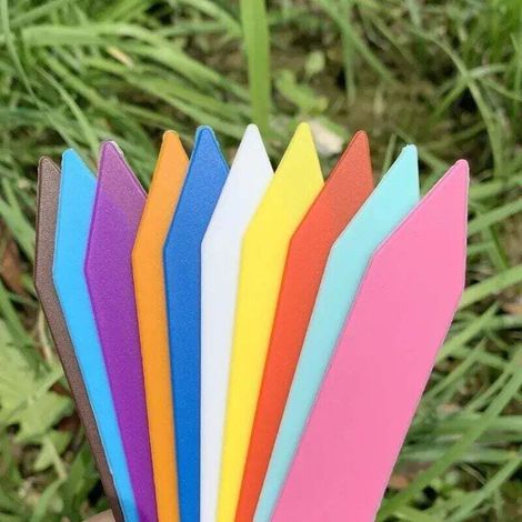 étiquettes en plastique imperméables pour plantes de jardin, 100 pièces, marqueurs de plateau pour pépinière, bricolage, outils de décoration de jardin, jardinière, étiquettes d&39atterrissage
