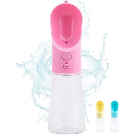 Bouteille d'eau pour chien, distributeur d'eau portable et étanche pour chiots, avec abreuvoir, Sui (1/5)