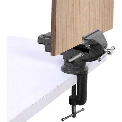 Étau d'établi - Serre - joint pour le travail du bois - Base pivotante à (1/5)