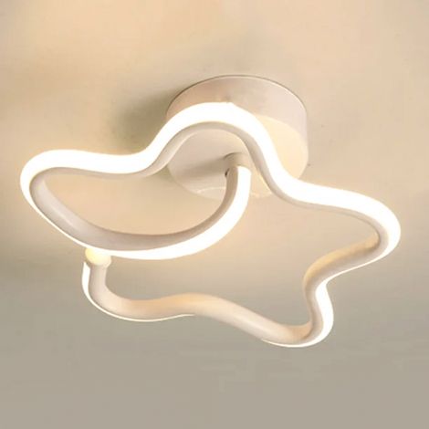 Plafonnier LED, plafonnier moderne, applique murale, lumières décoratives, lumière chaude 3000K (blanc) (1/5)