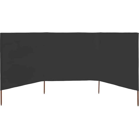 Maison Exclusive - Paravent 3 panneaux Tissu 400 x 120 Anthracite (1/5)