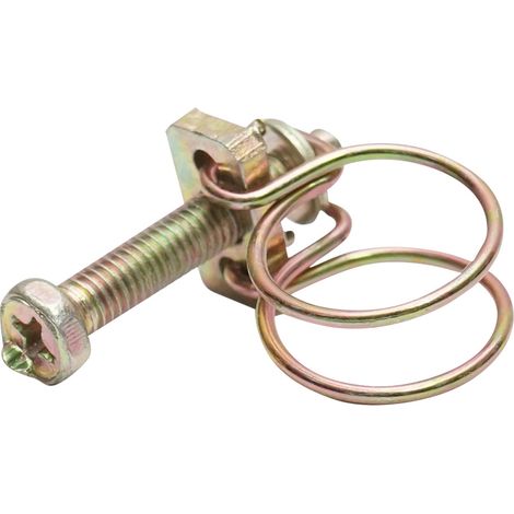 Fascetta stringicavo 13-16mm con vite M5x30mm per tubo flessibile Breckner Germany (1/4)