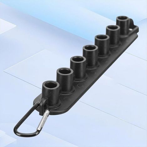Embouts De Nettoyeur - Angle 40 Degres - Raccord 6 35 Mm - Pour Nettoyeurs Haute Pression Jusqu A 4000 Psi - Lot De 7 Avec Support (1/5)
