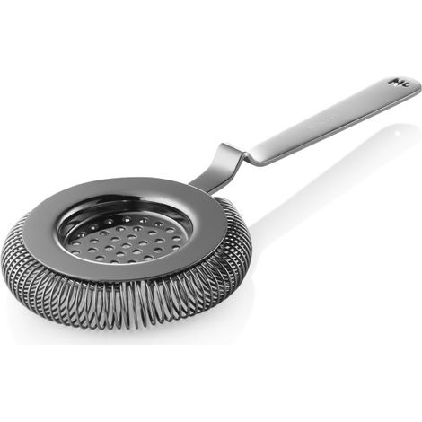 Passoire bar avec ressort Ø 8,5 cm 20,5 cm gun metal inox 18/8 NOCTURN - Was Germany (1/2)