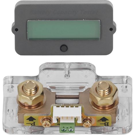 Voltmètre de batterie étanche ABS 80V 100A avec protection anti-inversion, câblage facile pour sécurité (1/5)