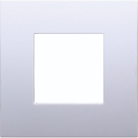 Placca Plastica ETTROIT Serie Venus 2 Posti/Moduli 502 Compatibile Con Vimar Arke, 14 Colori Disponibili (Bianco)