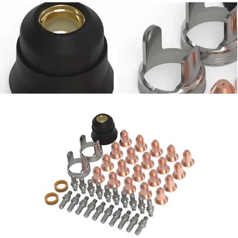 IPT40 45 électrodes consommables pour torche de découpe plasma YESWELDER CUT65BM (1/5)