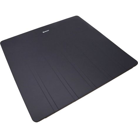 Caressi Silikon Abtropfmatte für Geschirr 400x415x9mm - ideal für Spülen ohne Abtropffläche, anthrazit