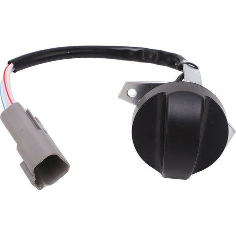 Manette de régulation moteur pour excavatrice Yuchai, interrupteur rotatif à interface 3 broches, pièce de rechange. (1/5)