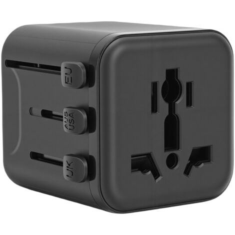 Adaptateur secteur universel, convertisseur multi-prise Compact International pour voyage d'affaires