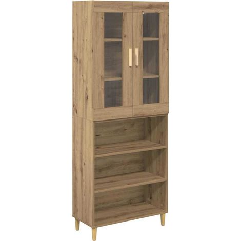 Highboard Artisan Oak 69.5 x 34 x 180 cm vidaXL