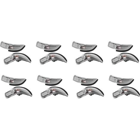 Aplicable a 8 luces indicadoras de intermitentes de espejos retrovisores exteriores, apto para vehículos Camry, Avalon y Prius tipo C, número de pieza 81730-02140