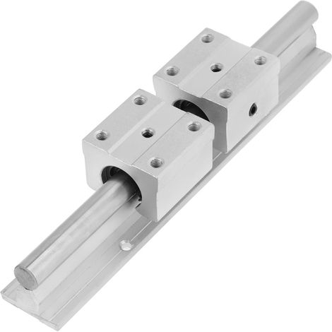 Stück SBR12 200 mm Linearführungswellen, 4 Stück SBR12UU Lagerblöcke, CNC-Teile (1/5)