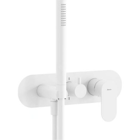Ravak Eleganta - Mitigeur encastré 2 sorties, blanc mat X070263 (1/4)