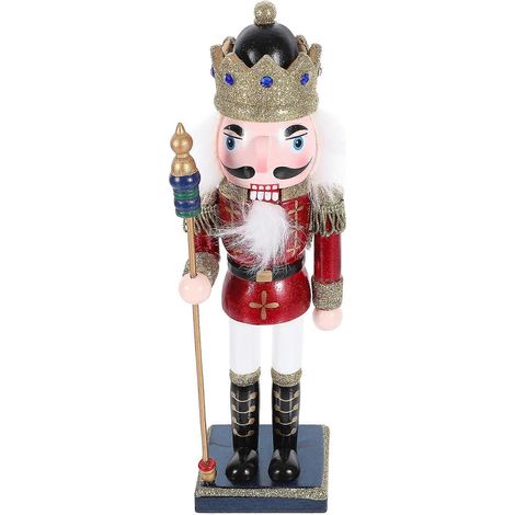 Décoration de Noël Casse-Noisette Soldat de Casse-Noisette en Bois 25 cm - 1 pièce (1/5)
