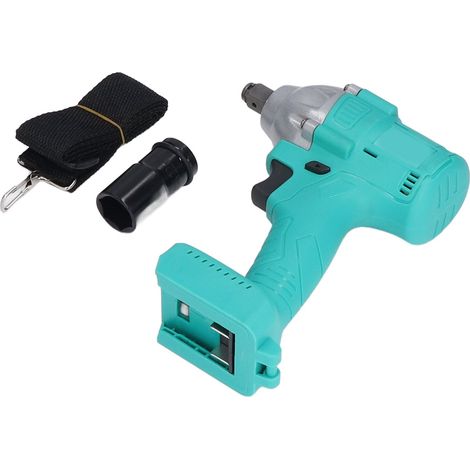 Clé à choc électrique sans fil 1/2in, sans balais, kit outillage avec batterie lithium, pour bricoleur et charpentier (1/5)